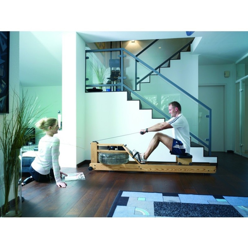 Chêne avec moniteur S4 WATERROWER