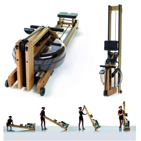 Chêne avec moniteur S4 WATERROWER